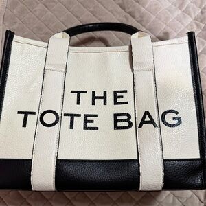 Black and White Tote Bag